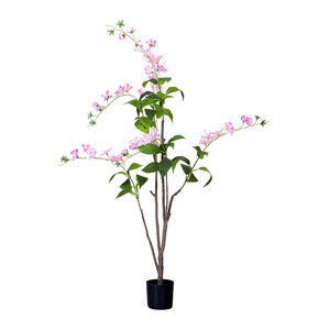 Arbre artificiel de jasmin pleureur Dream Castle, 100cm-200cm, fleurs en plastique PU et soie, décoration intérieure, accessoires extérieurs - Product Image 4