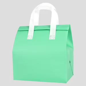 Custom Portable Insulated Takeaway Bag Reusable Waterproof <b>Foldable</b> Non Woven Cooler Bag for Food Grade - Product Image 4