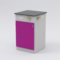 Table de laboratoire en acier moderne, banc de laboratoire sur mesure pour l'école et l'hôpital