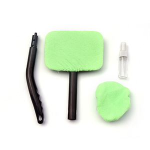 Chongteng Glass Cleaner Brush Abs Plastic Microfiber For Car Windshield Interior Window Sunroof Cleaning <b>Tool</b> - Product Image 5
