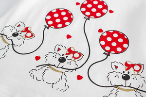 Ropa Infantil al por Mayor, Camiseta Informal de Manga Corta con Estampado de Dibujos Animados y Lazo de Algodón para Niñas, de Proveedor Chino - Product Image 5