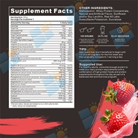 Poudre de protéines pour la prise de masse haute en calories avec 50 g de protéines, formule pour la nutrition sportive et le soutien musculaire, étiquette privée OEM