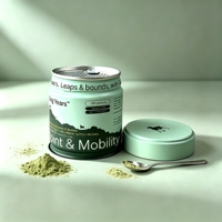 Boîte en métal vide personnalisée de luxe de qualité alimentaire 30g pour matcha, écologique, avec couvercle à vis, pour thé vert et café