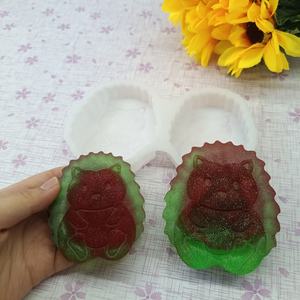 Moldes de fundición de resina hechos a mano para DIY estilo Ins adornos decorativos Santa silicona herramientas de escritorio molde pastel herramientas - Product Image 4