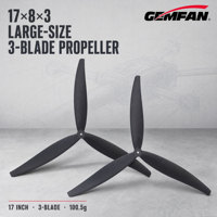 Hélices de drone GEMFAN 17X8X3, 17 pouces, 3 pales, fibre de verre, nylon, haute capacité de levage, ensemble CW CCW pour moteur 5330 UAV