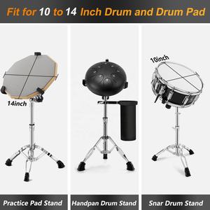 Support <span class=keywords><strong>de</strong></span> <span class=keywords><strong>caisse</strong></span> <span class=keywords><strong>claire</strong></span> en alliage d'aluminium AOOLOO avec hauteur réglable, support pour baguettes <span class=keywords><strong>de</strong></span> batterie, kit <span class=keywords><strong>de</strong></span> bras tré<span class=keywords><strong>pied</strong></span> et accessoires - Product Image 3