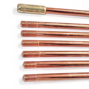 Tùy chỉnh đặc điểm kỹ thuật đồng ngoại quan mặt đất Rod nối đất thông tin liên lạc cơ sở Đồng mạ thép mặt đất Rod - Product Image 2