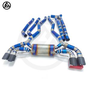 Escape Valvetronic de Titanio CSZ para <span class=keywords><strong>BMW</strong></span> X5M F95 <span class=keywords><strong>X6M</strong></span> F96 4.4T OEM con Control Remoto, Silenciador Catback con Válvula, Tubos de Escape Eficientes - Product Image 4
