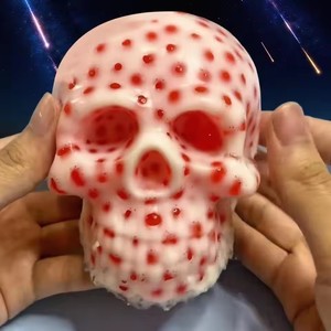 1 unidad Juguete Sensorial de Estrujar Espinillas con Forma de Calavera, Reutilizable, Divertido, para Alivio del Estrés, TDAH y Ansiedad - Product Image 6