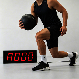 Chronomètre de ballon mural sans fil, nouveau design, pour entraînement avec ballon médical, compatible Hyrox et <span class=keywords><strong>CrossFit</strong></span> - Product Image 6