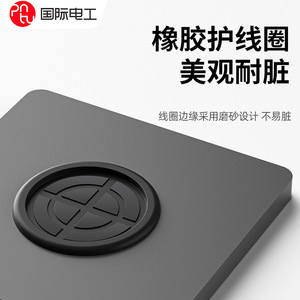 แผงเปล่าแบบ 86 ของ International Electric พร้อมช่องเสียบสายเคเบิลสำหรับโทรคมนาคม แผ่นพลาสติกติดผนัง - Product Image 3