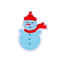 Patch thermocollant personnalisé avec logo de Noël en strass pour t-shirts par EYD