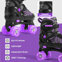 Patins à roulettes de nouvelle conception pour enfants ou adolescents, vente directe d'usine, patins à roulettes quad
