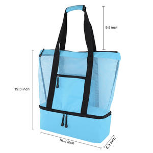 Bolsa de <span class=keywords><strong>playa</strong></span> con compartimento enfriador, respetuoso con el medio ambiente, reutilizable, impermeable, <span class=keywords><strong>a</strong></span> prueba de arena - Product Image 3