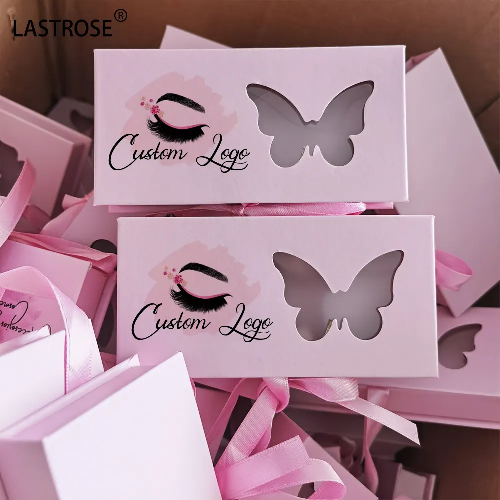 Wholesale magnetic drawer eyelash packaging box luxury paper packaging lash box private label make your own logo vendor