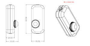Gradateur rotatif manuel 25W ~ 150W pour machines de construction Équipement médical Éclairage domestique Commutateur en ligne 220V -- 240V Charge maximale - Product Image 6