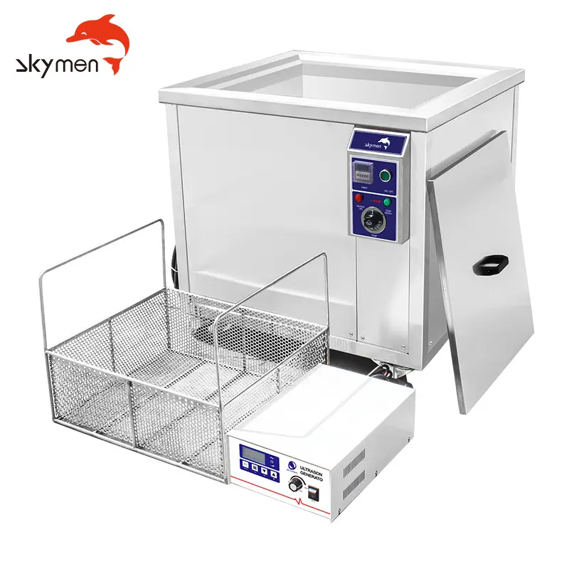 Skymen CE JP-360ST 1800W 135L digital DPF industrial air duct cooler aircraft engine cleaning parts ultrasonic cleaner machine