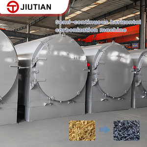 فرن الكربنة شبه المستمر من الجيل القادم لإنتاج الفحم الحيوي من الكتلة الحيوية الزراعية - Product Image 6