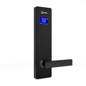 厂家批发亚克力面板液晶显示锁免费软件酒店门锁M1 RFID智能酒店卡锁