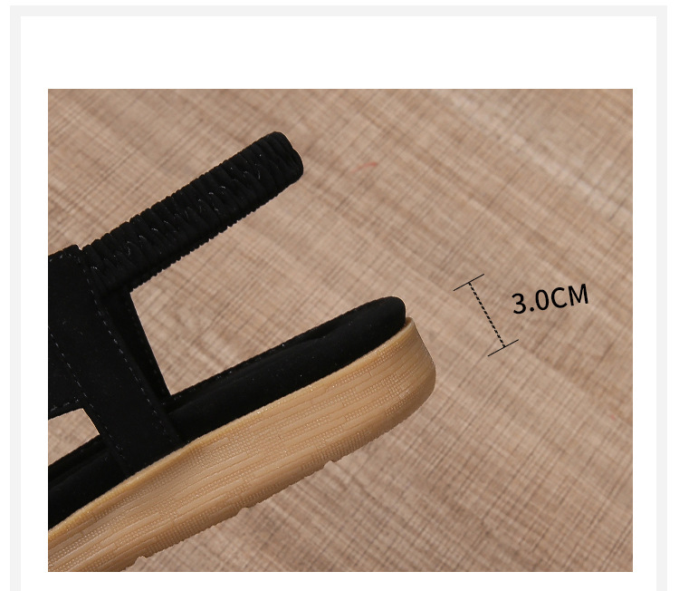 Bohemian Cross-border Sandals Flat Outdoor Slides Round Toe Casual Women Sandals