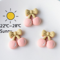 Breloques en résine en forme de nœud pour coques de téléphone, épingles à cheveux, boucles d'oreilles, accessoires de bricolage Kawaii, modèles de breloques de mode et de collection