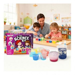 Creative STEM Educational Laboratory Kit for Kids Chemistry Experiments Safe Hands-On Discovery Fun Learning Reaction <b>Toy</b> <b>Box</b> - Product Image 3