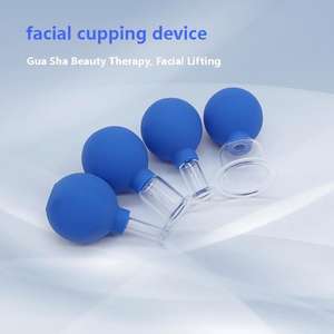 Juego <span class=keywords><strong>de</strong></span> Ventosas Transparentes <span class=keywords><strong>de</strong></span> Goma y <span class=keywords><strong>Plástico</strong></span>, Ventosas con <span class=keywords><strong>Bola</strong></span> <span class=keywords><strong>de</strong></span> Compresión, Masajeador Facial y Corporal - Product Image 3