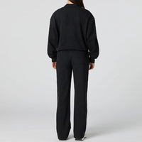 Fabricants de vêtements ensemble de sweat-shirts en molleton de coton de haute qualité ensemble de sweats à capuche et de joggings avec broderie pour femmes