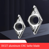 DCGT Triangle PVD enduit carbure insérer CNC tour outil de tournage lames en aluminium industriel HRC 65HRC dureté acier outils de coupe