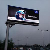 Panneau d'affichage LED extérieur Lionled série FT, P4.76, 1 pied x 1 pied, installation facile, service frontal, publicité