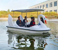 CHITONG DJTC-01 Goose Freizeitboot Geschäftsmöglichkeit mit Beleuchtung Bestpreis Dickwandiges Glasfaser-Elektroboot zum Verkauf