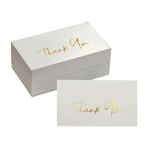 2024 Personalised Greeting Card Custom Name Information Product Packaging Small Business Thank You Card