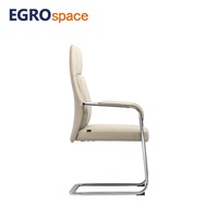 Fauteuil de bureau en cuir de luxe EGROspace haut de gamme pour réception, conférence, réunion, visiteur, exécutif