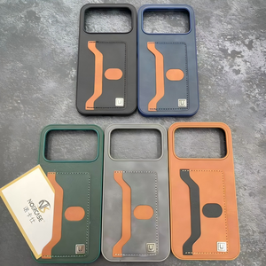 Étui de téléphone en cuir TPU de style professionnel, coque arrière de style portefeuille pour Xiaomi Redmi Samsung Huawei, prix abordable - Product Image 1
