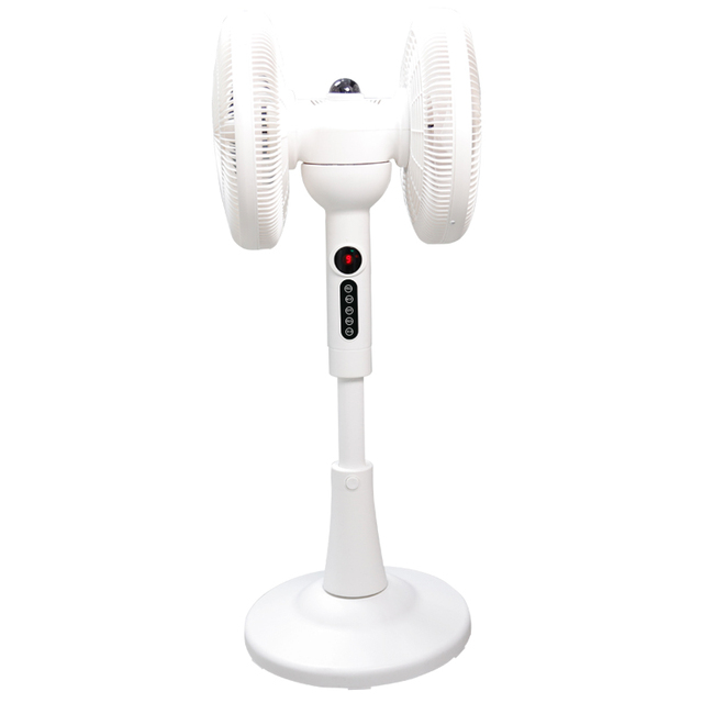 Fan White Double-head Fan, Super Design, Factory Direct Sales Price Ratio