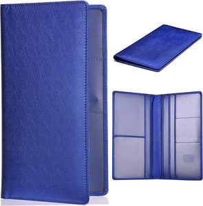 Portadocumentos de Cuero PU Personalizado <span class=keywords><strong>para</strong></span> Tarjetas de Registro y <span class=keywords><strong>Seguro</strong></span> de Automóviles, Organizador de Documentos Elegante <span class=keywords><strong>para</strong></span> la Guantera del Vehículo - Product Image 1