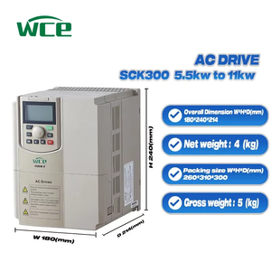 7.5KW 5.5KW ที่มีประสิทธิภาพ11KW มอเตอร์ AC ตัวแปลงความถี่อินเวอร์เตอร์ VFD 3เฟส<span class=keywords><strong>220V</strong></span> <span class=keywords><strong>380V</strong></span>-440V สำหรับปั๊มน้ำเสีย - Product Image 3