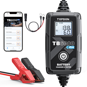 TOPDON-<span class=keywords><strong>Chargeur</strong></span> <span class=keywords><strong>de</strong></span> <span class=keywords><strong>Batterie</strong></span> Intelligent TB6000 Pro 12V 6A <span class=keywords><strong>pour</strong></span> <span class=keywords><strong>Moto</strong></span>, Voiture Intelligente, avec Réparation d'impulsion Lcd, Nouveau Design - Product Image 1