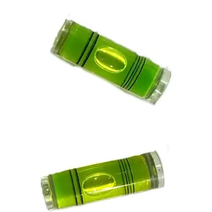 Piccoli strumenti di Meauring fiale a bolle orizzontali tipo cilindro tubolare a bolle cilindriche in plastica
