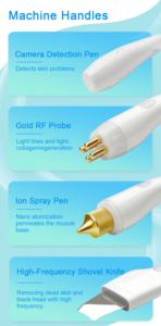 1 त्वचा विश्लेषक एक्वा पीलिंग हाइड्रा ऑक्सीजन फेस केयर डायमंड डर्माब्रेशन ब्लैकहेड रिमूवर ब्यूटी डिवाइस - Product Image 4