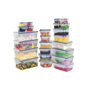 뜨거운 판매 식품 저장 용기 뚜껑 도시락 24 팩 야채와 과일 보존 상자 주방