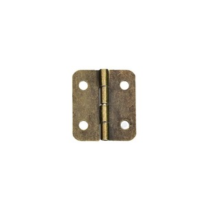 Charnière de meuble 1,2 pouce de large, montage en surface, bronze antique, fer durable, accessoire de quincaillerie pour boîte en bois - Product Image 2
