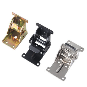 Self Locking <b>Folding</b> Hinge Iron Surface Mount 90 Degree Furniture Hardware <b>For</b> <b>Table</b> Chair <b>Legs</b> - Product Image 1