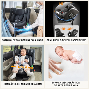 Siège <span class=keywords><strong>auto</strong></span> bébé convertible R129 I-Size, rotation à 360 degrés, <span class=keywords><strong>Isofix</strong></span> 160 °   Siège inclinable 440MM en gros - Product Image 2