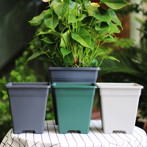 Carré Changsheng <span class=keywords><strong>Aoyama</strong></span> pot de roses en plastique pour plantes d'intérieur, pot de fleurs, pots de jardinières - Product Image 4