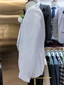 T3006 lujo boda <span class=keywords><strong>Terno</strong></span> hombres trajes novio blanco traje chaqueta pantalones <span class=keywords><strong>chaleco</strong></span> tres piezas Slim Fit traje Masculino Blazer - Product Image 2