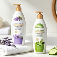 Gel Douche TWG RTS Parfum Concombre & Lavande Nettoyant Profond Hydratant pour le Corps Gel Douche Moussant Éclaircissant pour le Soin Corporel