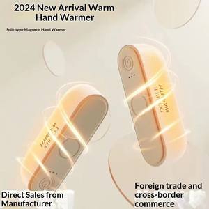 पोर्टेबल चुंबकीय फास्ट हीटिंग 3000 मा फायर-रिटरेंट एब्स मिनी पॉकेट हीटर 3 तापमान सेटिंग्स शीतकालीन खेल स्कीइंग - Product Image 2