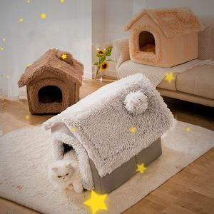 Cuccia Pieghevole Lavabile per Animali Domestici, Tappetino Portatile Caldo e Morbido per Cani e Gatti, Staccabile, Bestseller, Cuccia Piccola per Uso Quotidiano Domestico - Product Image 5