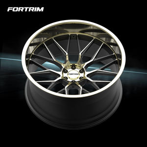 FORTRIM Roues de camion personnalisées 22x10 24x10 24x12 24x14 26x12 26x14 26x16 28x16 Concave profond poli Forgé Grandes roues de camion pour camion tout-terrain - Product Image 5
